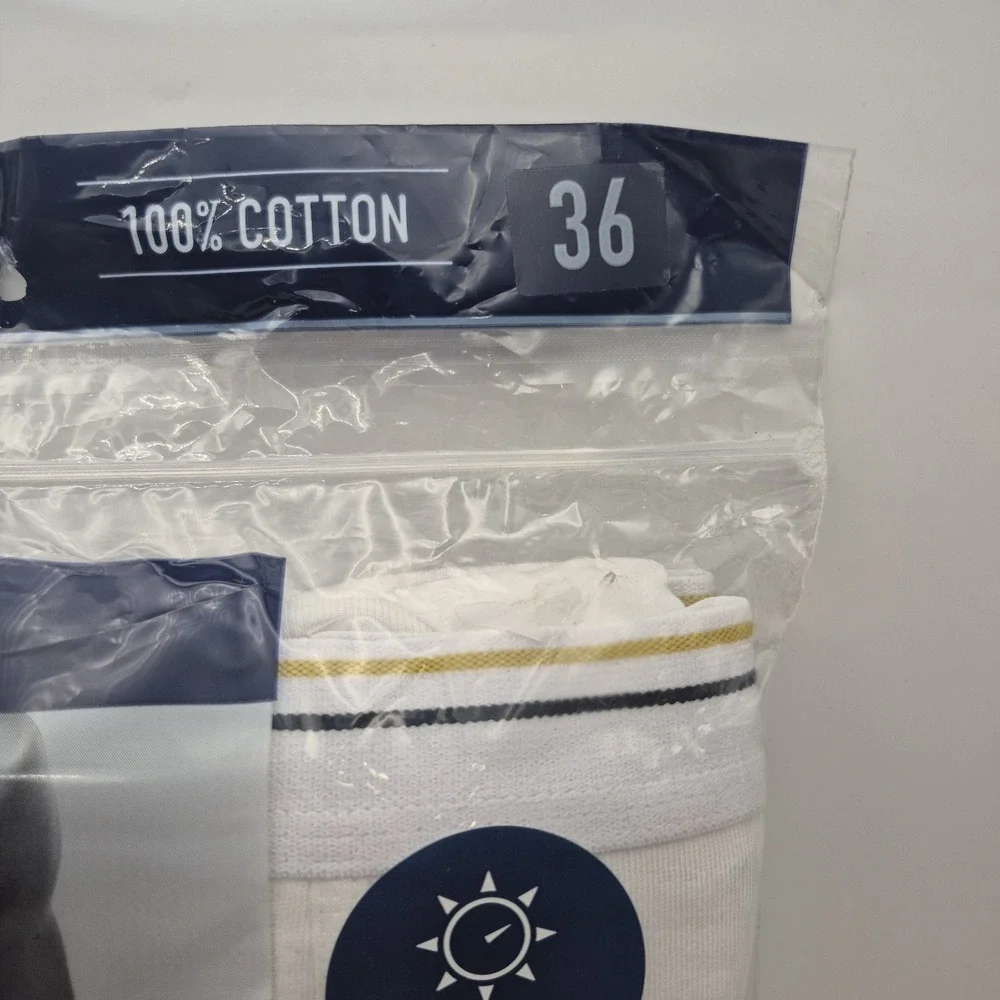 Stafford JCPenney Mens Size 36 Full-Cut Briefs 6 Pack White | New Old Stock